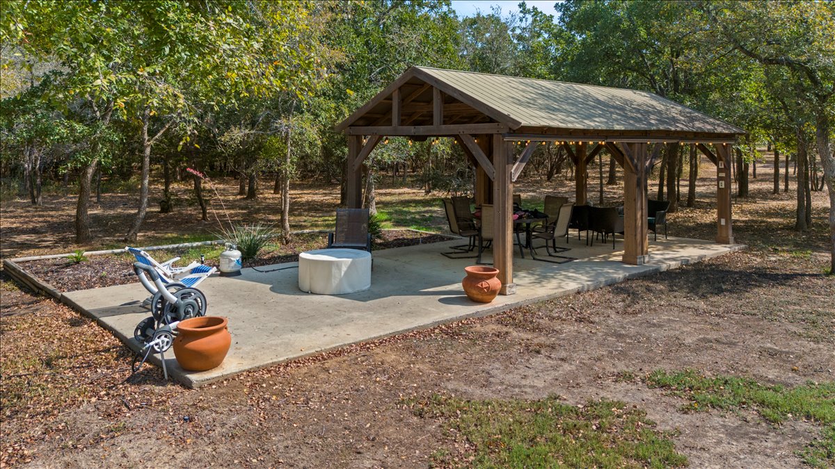 Covered pavilion